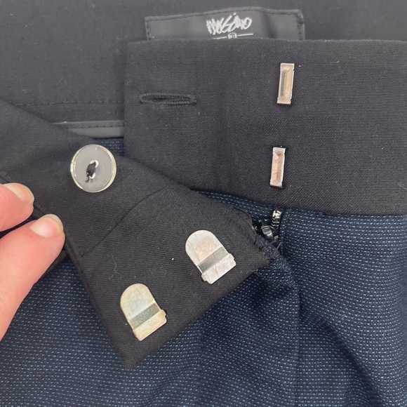 Mossimo Modern Coupe Contemporary Stretch Trousers Blue Size 2 - Picture 9 of 13